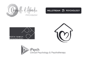 Psychologist Answering Service Mobile Logos